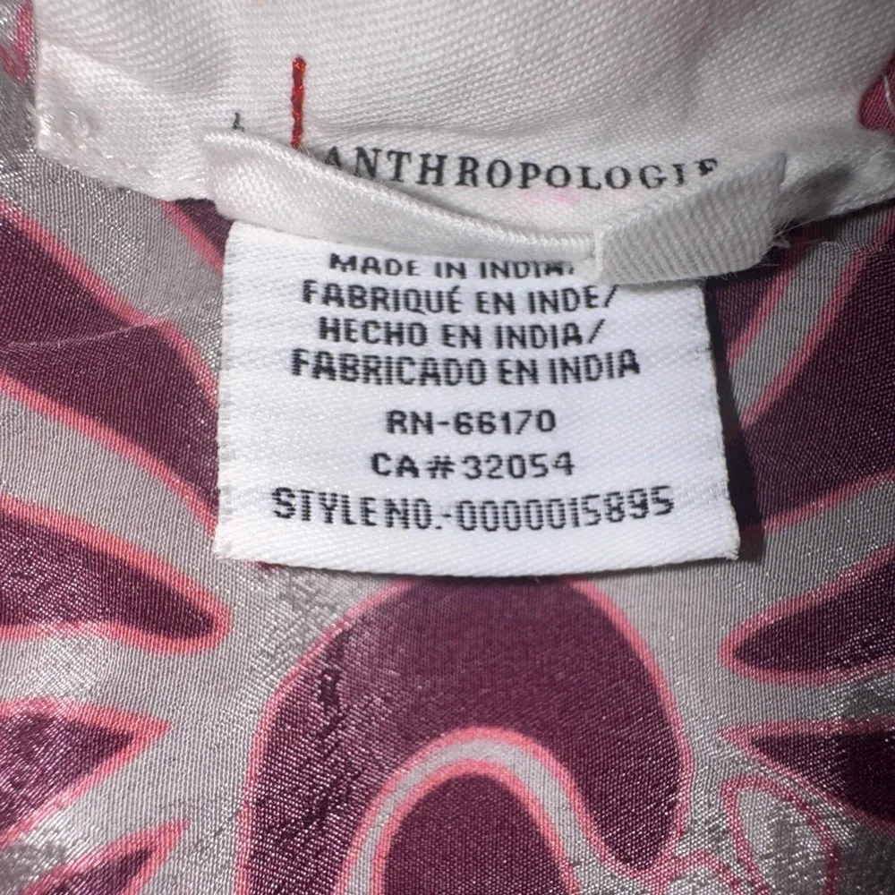 Anthropologie Larissa Floral Kimono | One Size | Open Front EEUC - Picture 8 of 9
